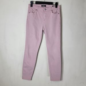 4/$20 Buffalo Avalon Midrise Stretch Pink Skinny Jeans Size 28